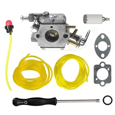 Image of Hippotech C1M H58 Carburetor with Gaskets and Fuel line for Ryobi Homelite 308070001 985597001 38cc 46cc Chainsaw