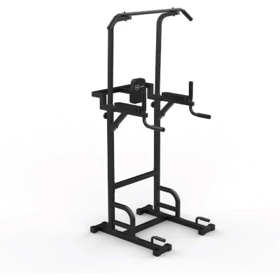 Image of Body Revolution Heavy Duty Power Tower, Multi Function Strength Training Pull up Bar, Anti Slip Feet, 200kg Capacity for Home Gym Ideal Full Calisthenics Workouts