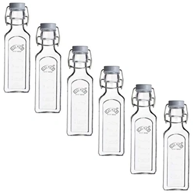 Image of Kilner Set of 6 0.3L Clip Top Bottles