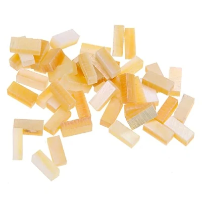 Image of Musiclily Pro Natural Mother of Pearl Guitar Binding Inlay Purfling Strips 1.6x1.3x4mm, Gold Pearl(Set 100)