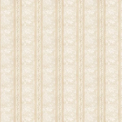 Image of MyTinyWorld Pack of 5 Dolls House Ornate Light Brown Striped Wallpaper Sheets