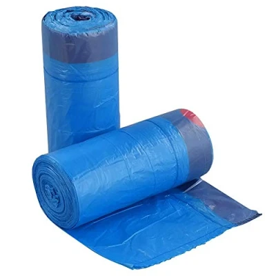 Image of Yarebest 10 Liter Drawstring Bin Liners, Blue Trash Bags, 110 Bags