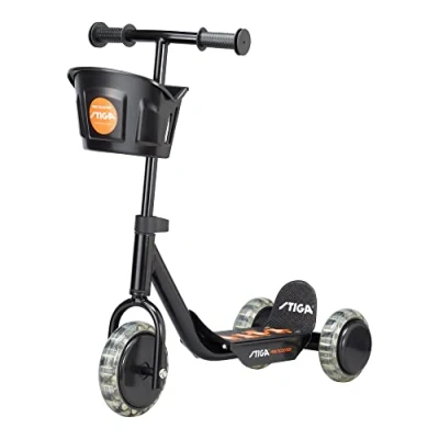 Image of STIGA Mini Kid 3W Children&#039;s Scooter with 3 Wheels, for Children from 2 Years Black/Orange