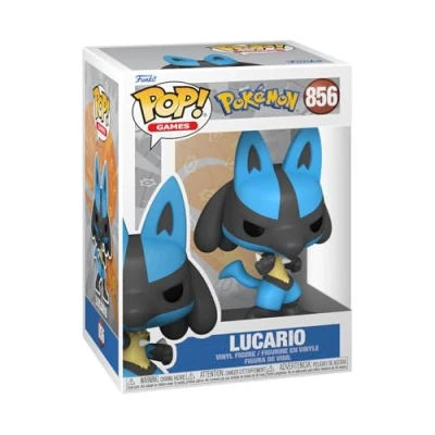 Image of Funko POP! Games: Pokemon Lucario Collectable Vinyl Figure Gift Idea Official Merchandise Toys for Kids &amp; Adults Video Games Fans Model Collectors and Display
