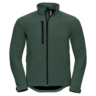 Image of Russell Athletic Mens Soft Shell Jacket (Bottle Green) Size Medium