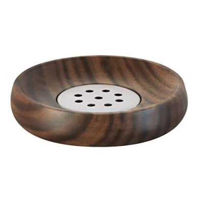 Image of Kleine Wolke Acaia Soap Dish Accessories Brown Material: Acacia Length 10.8 x Width Height 2.1 cm