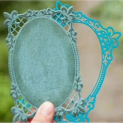 Image of Cutting Dies for Card Making, YunTrip Lace Rectangular Frame Metal Die Cut Stencils DIY Scrapbooking Photo Album Paper Decorative Craft Greeting Cards/Invitation