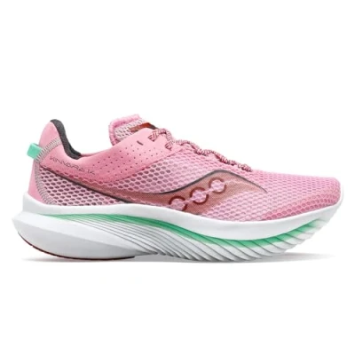 Image of Saucony Women&#039;s Kinvara 14 Sneaker, Peony/Sprig, 7 UK