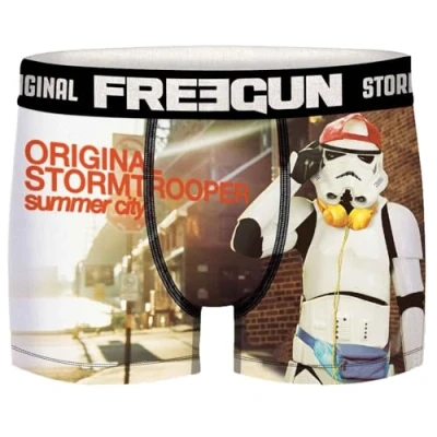 Image of FREEGUN Calecon Men&#039;s Microfibre Stormtrooper Boxer Shorts, Summer City, XL