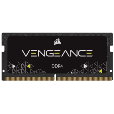 Image of Corsair Vengeance SODIMM 16GB (1x16GB) DDR4 2666MHz CL18 Memory for Laptop/Notebooks (Intel 6th Generation Intel Core i5 and i7 Processor Support) Black