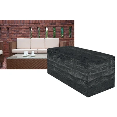 Image of Garland 3 Seater Large Sofa Cover Black, 5 Year Warranty