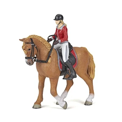 Image of Papo 51564 Walking Riding Girl HORSES, FOALS AND PONIES Figurine, Multicolour
