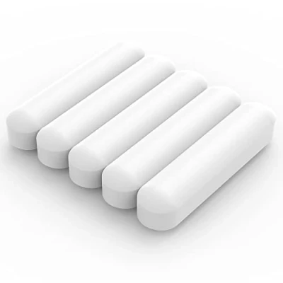 Image of Labasics 5 Pack Stir Bar Set, 20 mm PTFE Coated Magnetic Stirring Bars White Laboratory Mixer for Stirrers, PK