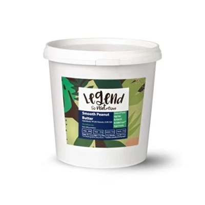 Image of Legend Smooth Peanut Butter (1kg) Manufactured in The UK with 100% Natural Vegan Ingredients No Palm Oil, Added Sugar, Xylitol Source of Protein &amp; High Fibre