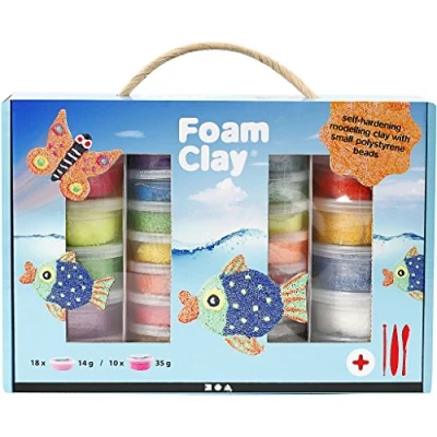 Image of Foam Clay® Set, asstd colours, 1set