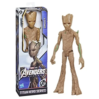 Image of Marvel Avengers Titan Hero Series Groot Toy, 30 cm scale Avengers: Endgame Figure, Toys for Children Aged 4 and Up