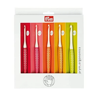 Image of Prym Crochet Hook for Wool Ergonomics 3.50 6.00 mm x 1 Set, Multi, One Size