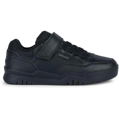 Image of Geox J Perth Boy E Sneaker, Black (Black), 6.5 UK