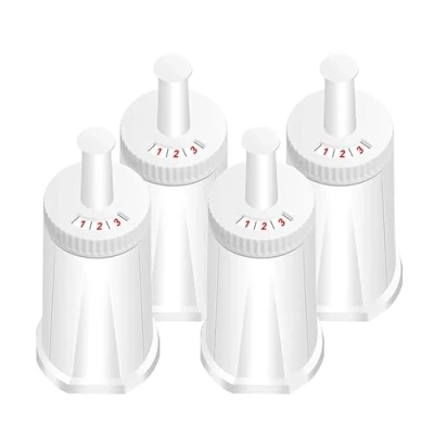 Image of Ouxunus Filter Replacement Water Compatible with Breville Sage Claro Swiss For Oracle, Barista &amp; Bambino Compare to Part #BES008WHT0NUC1.(Pack of 4)