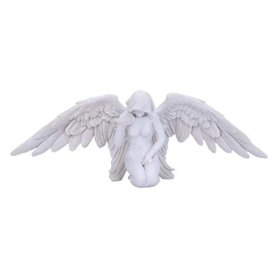 Image of Nemesis Now Angels Offering Figurine, White, 38cm
