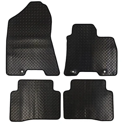 Image of JVL 3606R Fully Tailored Carpet Car Mat, Black, Set of 4
