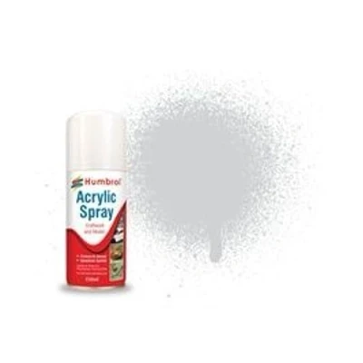 Image of Humbrol Modellers Spray Paint AD6011 No 11 Silver 150ml Model Paints for Plastic Kits, Fast Drying Modelling Crafting Surfaces Including Plastic, Fabric, Glass, Wood &amp; Metal Models