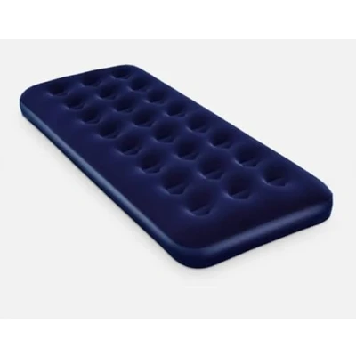 Image of AEROLUGG Standard Air Mattress, Single Size, Inflatable Sleeping Pad for Camping, Indoor, Outdoor, Home, Garden, Garage, Quick Inflation, Kids, Adults, Pets (Blue)