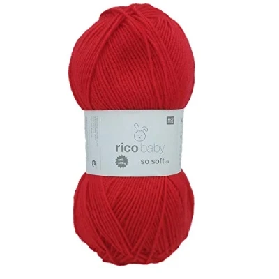 Image of Rico Baby So Soft DK 100g (006 Red)