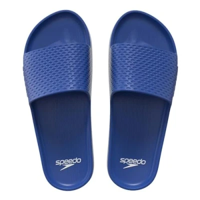 Image of Speedo Men&#039;s ESential Slides Pool Sliders Quick Dry, Cerulean Blue, 66