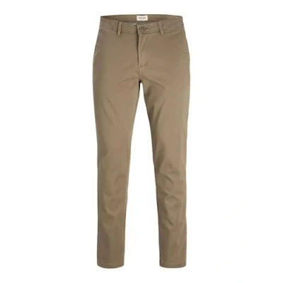 Image of Jack &amp; Jones JPSTMARCO men&#039;s Trousers in Brown