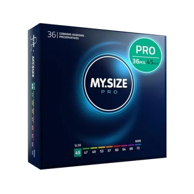 Image of MY.SIZE PRO Condom Size 0, 45 mm, Tight Fit, 36 Condoms Perfect fit and a Suitable for Everybody