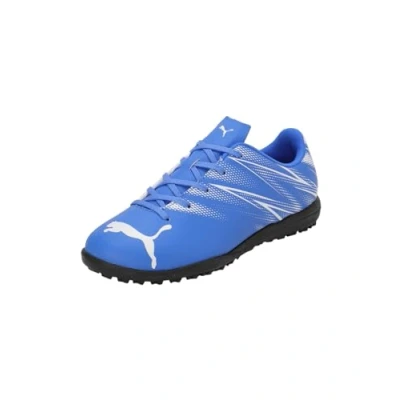 Image of Puma Unisex Kids Attacanto Tt Jr Sneaker, Bluemazing White, 13 UK