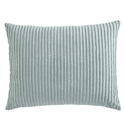 Image of Beatrice Home Fashions Chenille Bedspread, Cotton, Blue, 26&quot; x 20&quot;