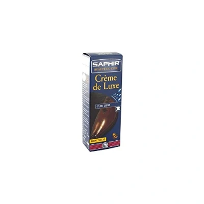Image of Saphir Luxe Cream Polish, Dark Brown, 50 ml