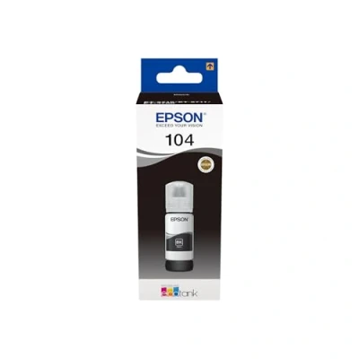 Image of Epson EcoTank 104 Black Genuine Ink Bottle,Single