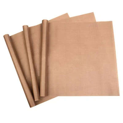Image of 3 PCS Reusable Non Stick Oven Liner, 40 x 30 CM BBQ Grill Mat, Baking &amp; Cooking Sheets Washable, Dishwasher Friendly
