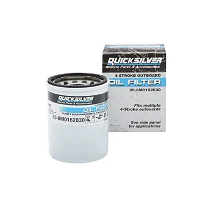 Image of Quicksilver 8M0162830 Oil Filter for Mercury and Mariner 4 Stroke Outboards 25 115 Hp