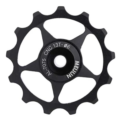 Image of 11T/13T Derailleur Pulley Aluminium Alloy Jockey Wheel Rear Bicycle Guide for Mountain Road Bike(13T Black)