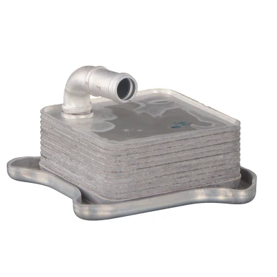 Image of 03F117021A, 3F117021A Oil Cooler FEBI BILSTEIN 101005 VOLKSWAGEN: Polo V Hatchback, GOLF 6, Caddy 3, AUDI: A3 Sportback, Convertible