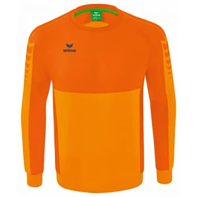 Image of Erima Adult Casual Six Wings Sweatshirt, New Orange, S