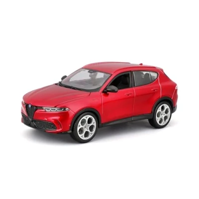 Image of Bburago B18 21109 ALFA Romeo TONALE 1:24 Scale Incredibly Detailed Die Cast Replica Collectible Super Car, Red