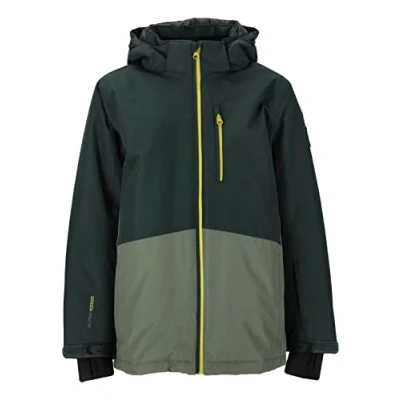 Image of WHISTLER Unisex Kid&#039;s Kanto Ski Jacket, 3065 Scarab, 164 (EU)
