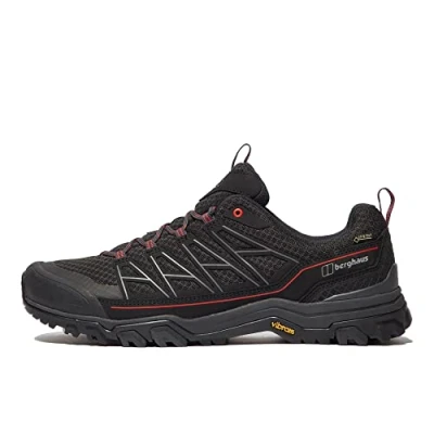 Image of Berghaus Men&#039;s Expanse Gore TEX Walking Shoe with High Traction Vibram Sole &amp; Cushioned Footbed, GTX, (Black, UK Footwear Size System, Adult, Men, Numeric, Medium, 9)