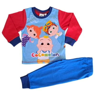 Image of CoComelon Boys Pyjamas Ages 12 Months 4 Years (12 18 Months) Multicolor