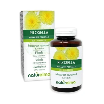 Image of Mouse Ear Hawkweed (Hieracium pilosella) herb Naturalma 150 g 300 Tablets Food Supplement Natural and Vegan
