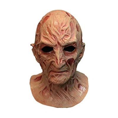Image of A Nightmare On Elm Street 4 Adult Latex Costume Mask Freddy Krueger