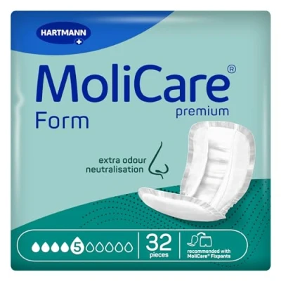 Image of MoliCare Premium Form, to be Used with Fixpants, 5 Drops, Pack of 32