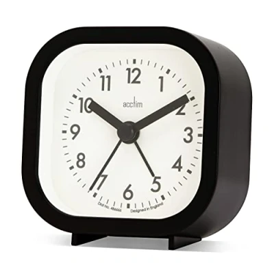 Image of Acctim Robyn Mini Bedside Alarm Clock Black