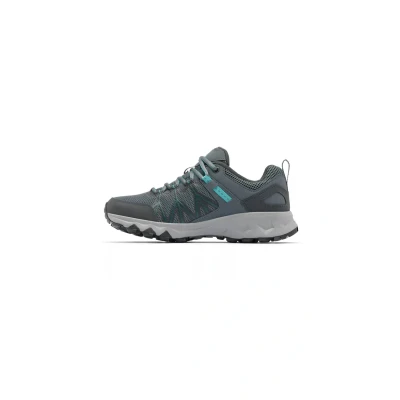 Image of Columbia Women&#039;s Peakfreak 2 Outdry, Waterproof Low Rise Trekking and Hiking Shoes, Graphite/Teal, 3