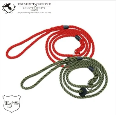 Image of Bisley Deluxe Gun Dog Training Slip Lead Red